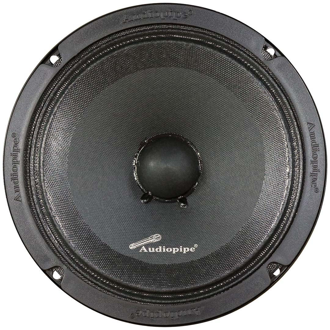 Audiopipe APMB838SBD 8" Low Mid Frequency Speaker, 150W RMS/300W Max, 8 Ohm