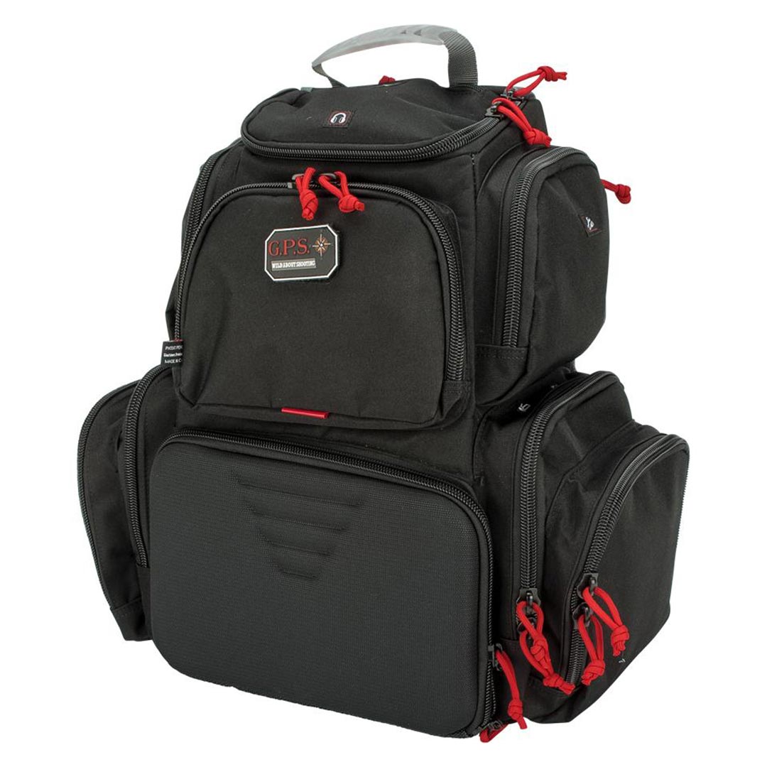 Handgunner GPS1711BP Backpack with Cradle for 4 handguns  Black