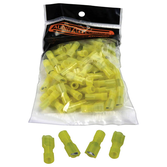 XSCORPION FD250NFY Quick Disconnect 10/12ga. Female Yellow (100 pack)
