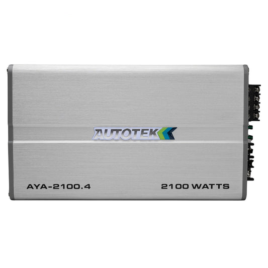 AUTOTEK AUTAYA21004 Alloy Series Class AB Amp (4 Channels, 2,100 Watts)