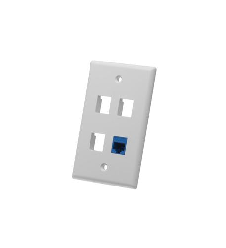 Icc FACE-4-WH Ic107f04wh - 4port Face White