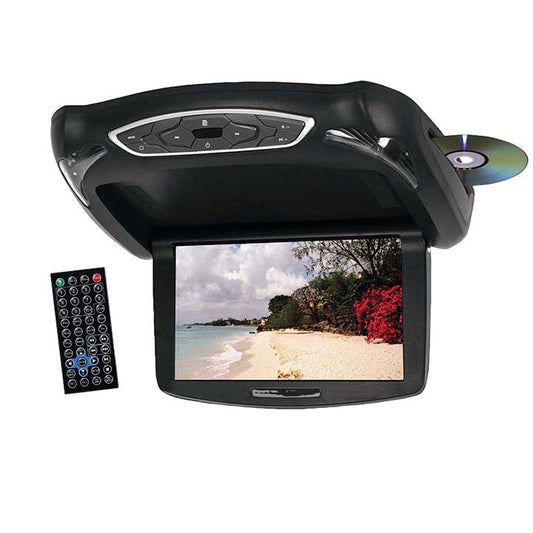 Tview T102DVFD 10.2" TFT LCD Flip Down Monitor DVD USB/SD Interchangeable Skins