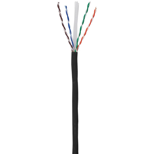 Ethereal CAT6-BK-R 23-4 Pair CAT-6 Cable, 1,000ft (Black)