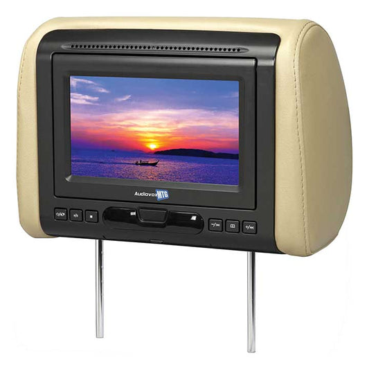 Audiovox MTGHRD1 7" Headrest Monitor(sold each) with DVD/HDMI output 3 Covers