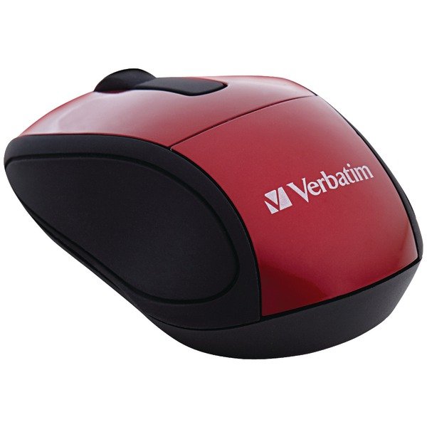 Verbatim 97540 Wireless Mini Travel Mouse (Red)