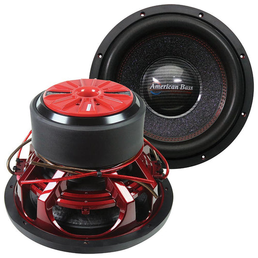 American Bass HAWK1244 12 Competition Woofer, 1500W RMS/3000W Max