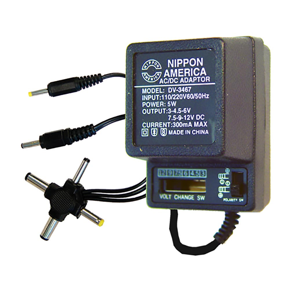 Nippon DV3467 AC DC Adapter 300mA