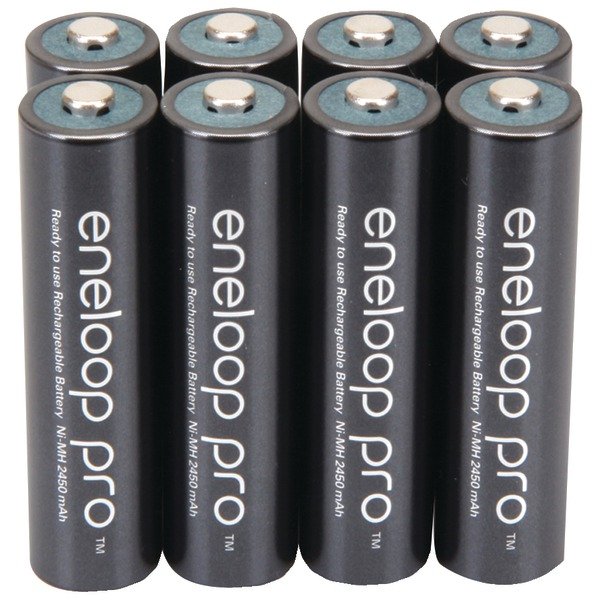 Panasonic BK-4HCCA8BA eneloop Rechargeable XX Batteries (AAA; 8 pk)