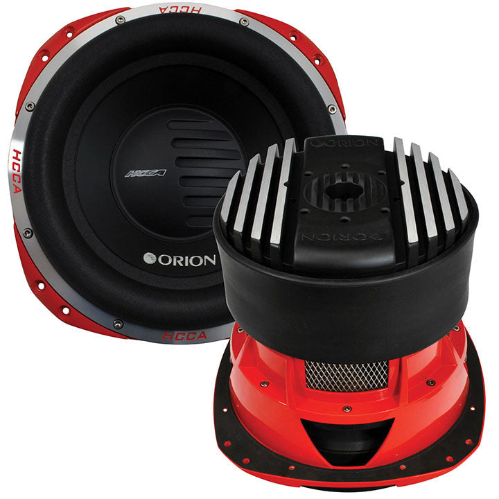 Orion HCCA124 12 Woofer, 2500W RMS/10,000W Max, Dual 4 Ohm Voice Coils