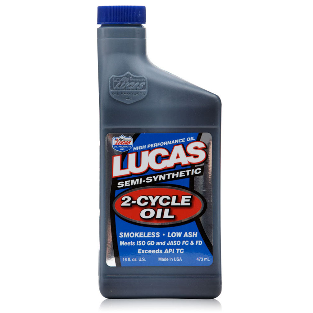 Lucas Oil 10120 Semi-Synthetic 2-Cycle Oil 1 Pint