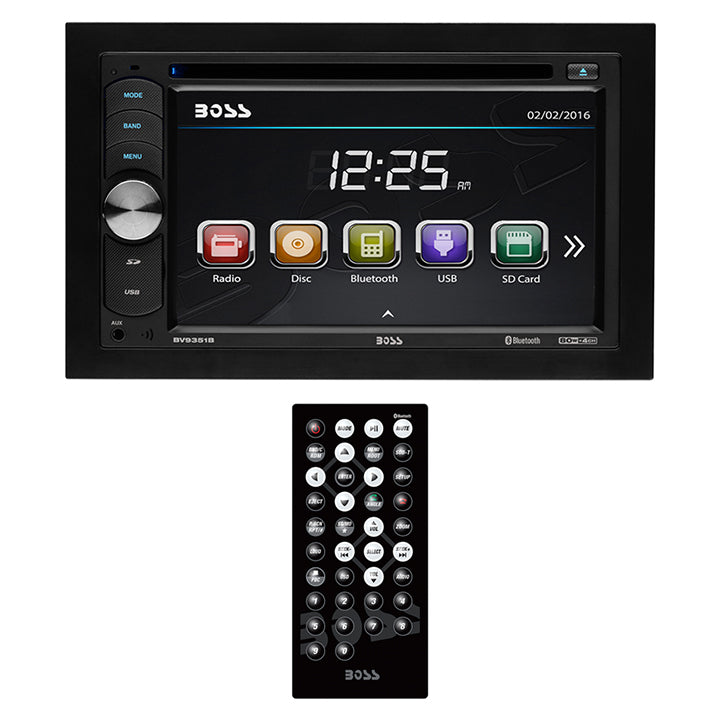 Boss BV9351B Double Din 6.2" Touchscreen with BT/Remote 320 Watts