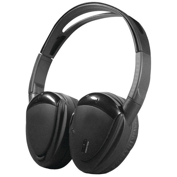Power Acoustik HP-900S 2-Channel RF 900MHz Wireless Headphones