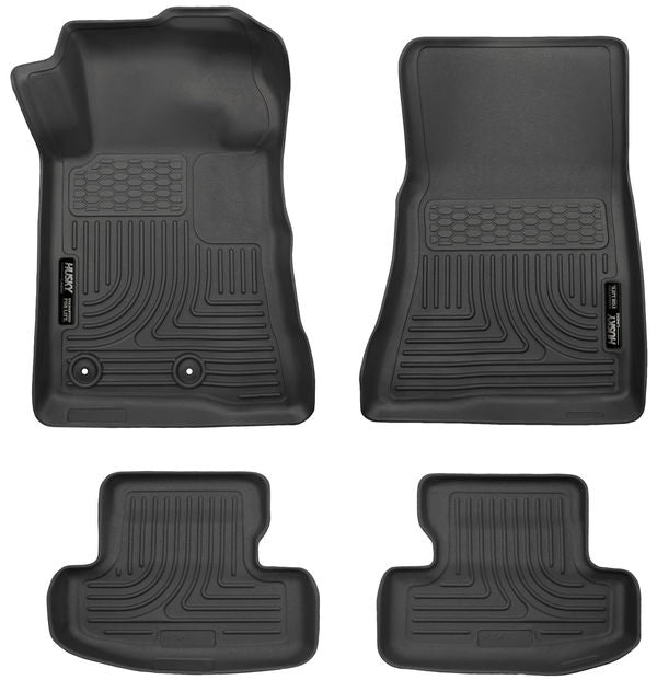 Husky 99371 Weatherbeater Front/2nd Seat Floor Liners For 2015-2020 Mustang