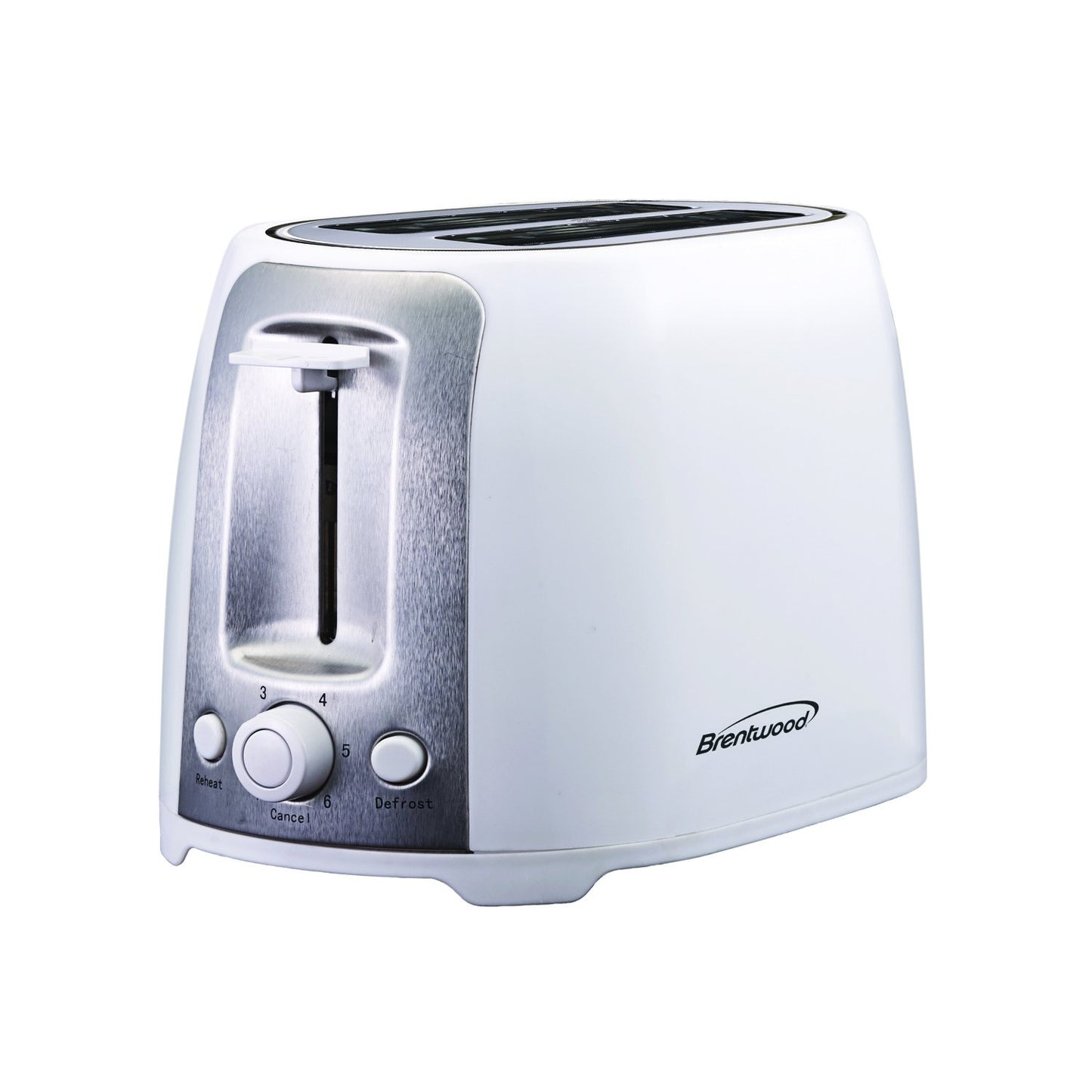 BRENTWOOD TS-292W 2-Slice Cooltouch Toaster (White)