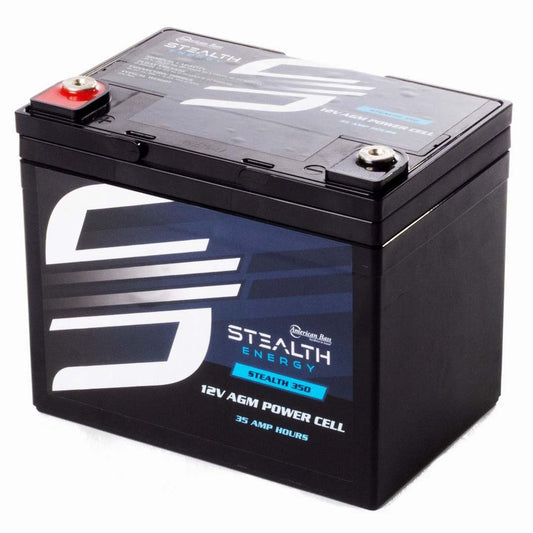 American Bass STEALTH350 12 Volt AGM Power Cell, 35Ah