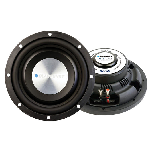 Blaupunkt GTJ12W3 Slim Line GTJ12W3 12-In. 800W-Max Single-Voice-Coil 4-Ohm Sub