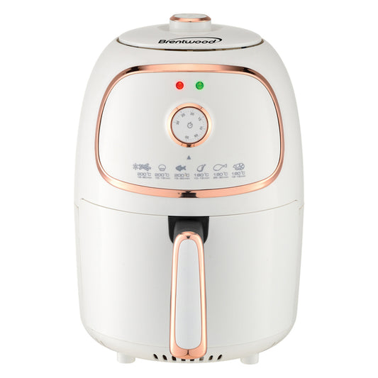 Brentwood AF-202W 2-Qt. 1,200-Watt Electric Air Fryer with Timer & Temp Control