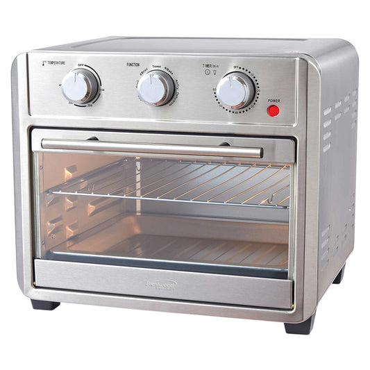 Brentwood AF-2410S 24Qt 1700W Stainless Steel Convection Air Fryer Toaster Oven