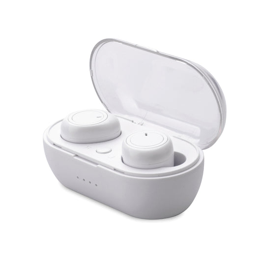 AT&T T10-WHT In-Ear True Wireless Stereo Bluetooth Mini Earbuds with Microphone