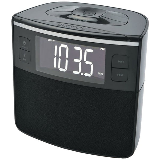 SYLVANIA SCR1986BT-AS Bluetooth Clock Radio with Auto-Set Dual Alarm Clock