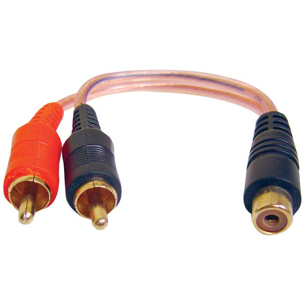 DB Link XLY2MZ X-Series RCA Y-Adapter, 1 Female to 2 Males