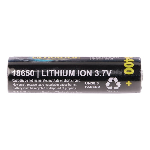 Ultralast UL1865-34-1P 3,400 mAh 18650 Retail Blister-Carded Batteries (Single)
