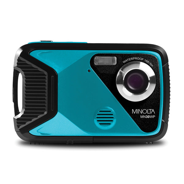 Minolta MN30WP-TL MN30WP Waterproof 4x Digital Zoom 21 MP/1080p Camera