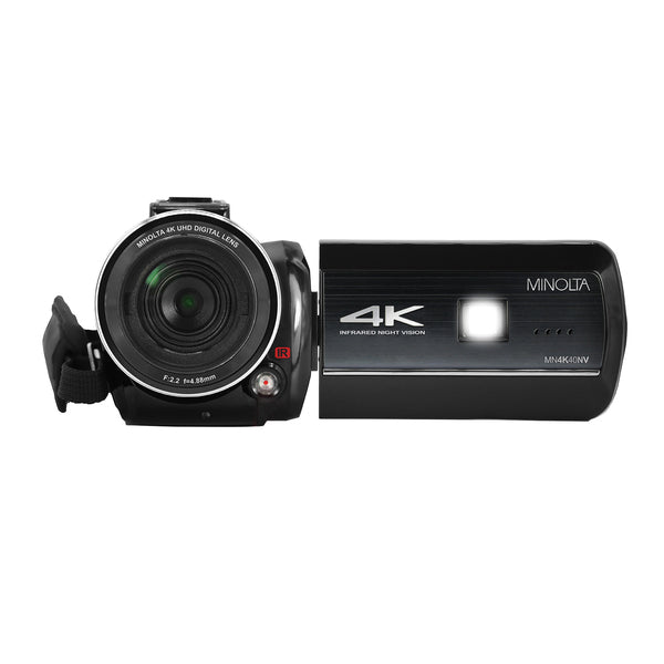 Minolta MN4K40NV MN4K40NV 4K Ultra HD 16x IR Night Vision Camcorder