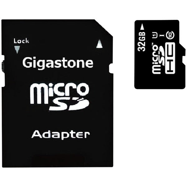 Gigastone GS-2IN1600X32GB-R Prime Series microSD Card with Adapter (32 GB)