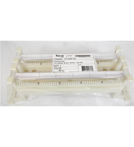 Icc IC110WF100 110 Wiring Block W/ Ft, 100-pair, Cat 5e