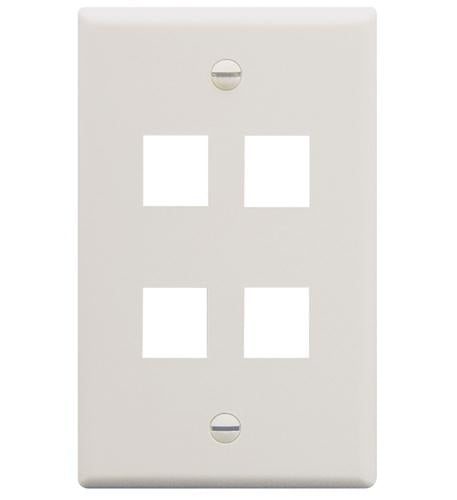 Icc FACE-4-WH Ic107f04wh - 4port Face White