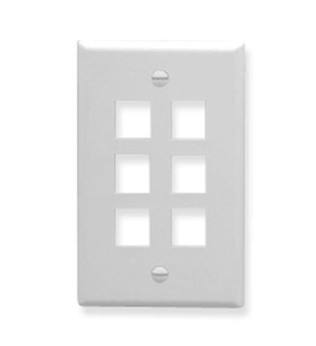 Icc FACE-6-WH Ic107f06wh- 6port Face White