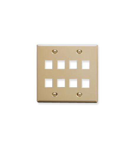 Icc FACE-8-IV Ic107fd8iv - 8 Port Face Ivory, 2-gang