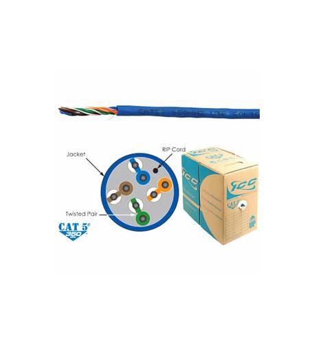 Icc ICCABR5EBL Cat5e Cmr Pvc Cable Blue