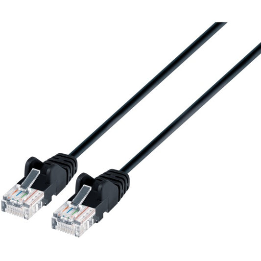 Intellinet Network Solutions 742078 Black CAT-6 UTP Network Patch Cable 1.5'