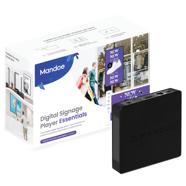 Mandoe COM3015 DIY Essentials Instant Digital Signage Media Player