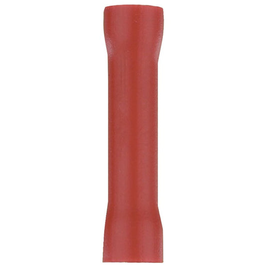 Install Bay RVBC Vinyl Butt Connectors (Red, 22-18 Gauge, 100 pk)