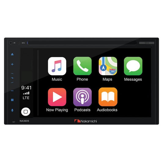Nakamichi NM-NA3605 6.8-Inch WVGA Double-DIN In-Dash DVD Receiver