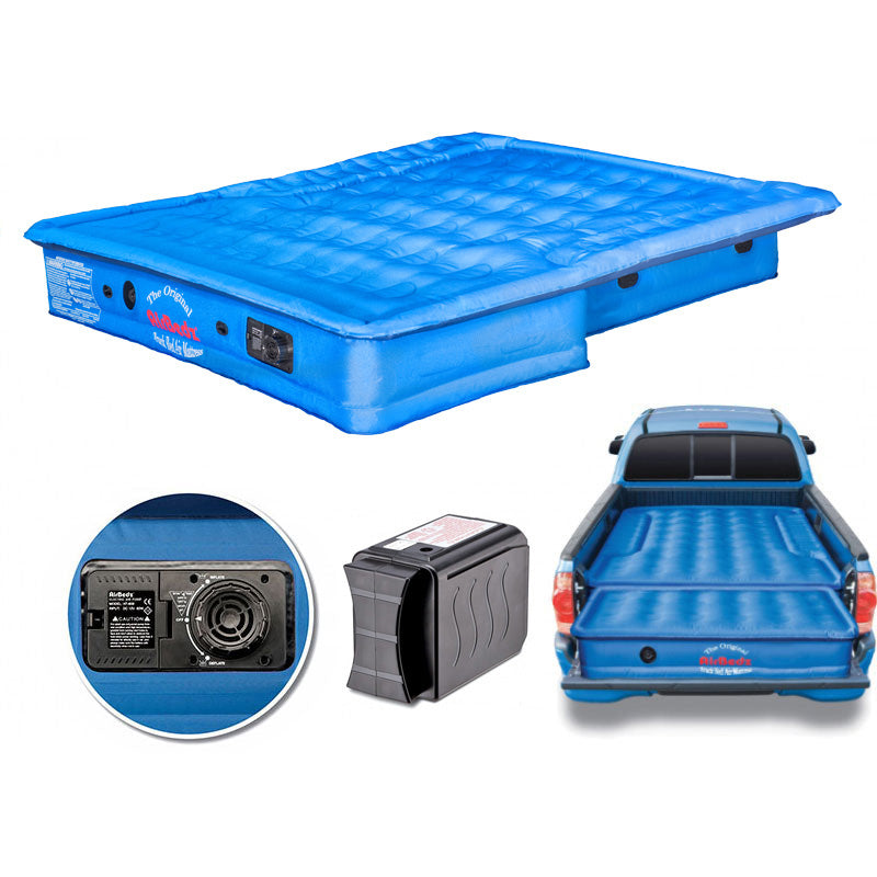 AirBedz PPI105 Orig Blue Truck Air Mattress MidSize Shrt Bed w/Tailgate Mattress