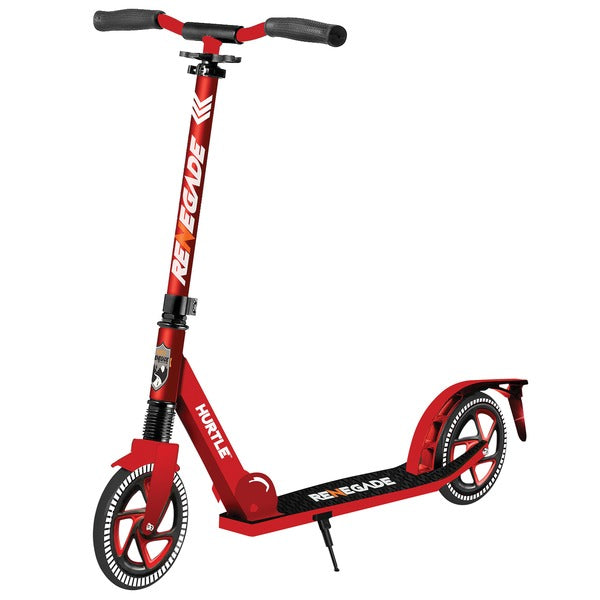 Hurtle HURTSRD Renegade Foldable Kick Scooter (Red)