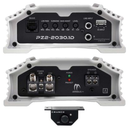 Crunch PZ220301D Monoblock Amplifier, 2000 Watts