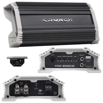 Crunch PZ230301D Monoblock Amplifier, 3000 Watts