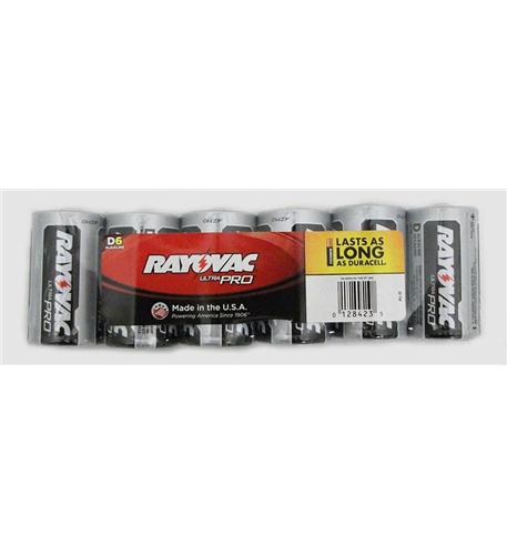 Rayovac AL-D Alkaline Size D 6 Pack E302363900