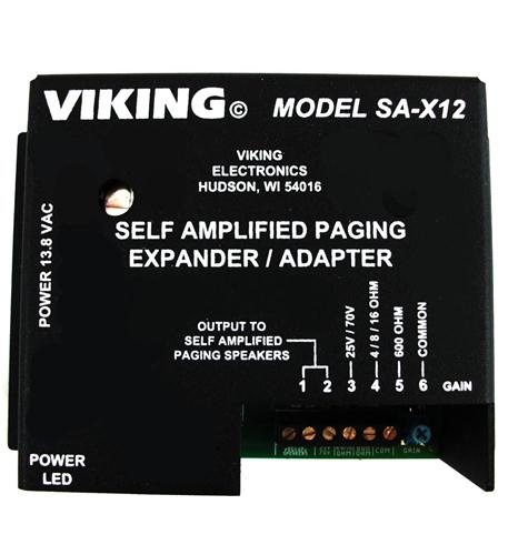 Viking electronics SA-X12 Self Amplified Paging System Expander