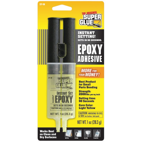 The Original SuperGlue SY-IN48 Epoxy Syringe (Instant Set)