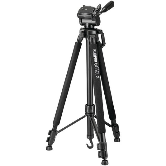 Sunpak 620-663LX 6630LX 66" Photo/Video Tripod with Adapters