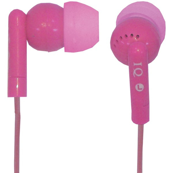 IQ Sound IQ-106 PINK Poprockz Digital Stereo Earphones, IQ-106 (Pink)