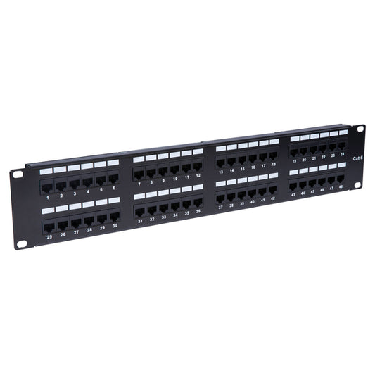 Vericom MPP6U-01362 CAT-6 Unshielded Patch Panel (48 Port)