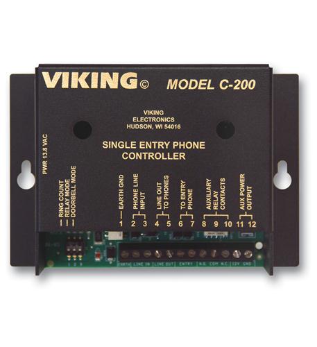 Viking electronics C-200 Viking Door Entry Control For Entry Phon