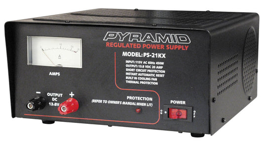 Pyramid PS21KX 20 AMP Power Supply with Cooling Fan